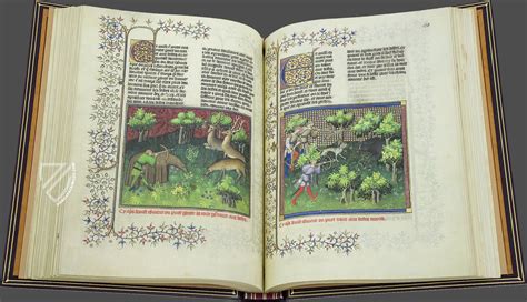 Gaston Phoebus Le Livre De La Chasse Ziereis Facsimiles