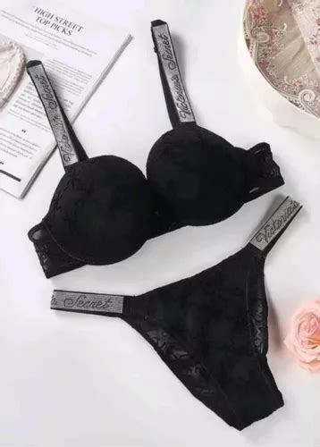 Coordinado Lenceria Dama Brasier Calzon Victoria Secret Sexy Mercadolibre