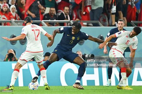 Axel Disasi Of France During The Fifa World Cup 2022 Group D Match