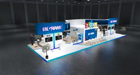 INGRAM Exhibition Stand 3d Booth Design Event Behance