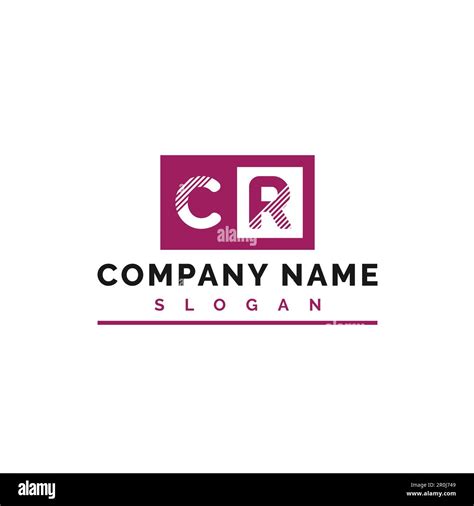 Cr Logo Design Cr Letter Logo Vector Illustration Vector Stock