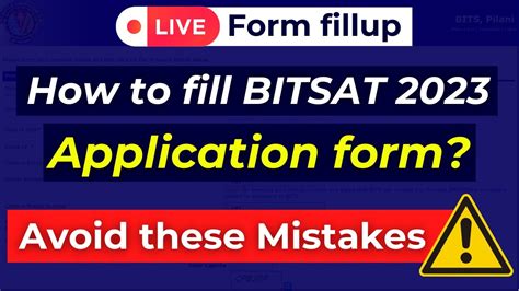 Bitsat Application Form 2023 Printable Forms Free Online