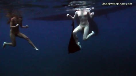 Submerged Hot Babes Underwater