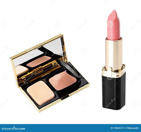 Cosmetics Makeup Accessories Stock Image Image Of Shot Foundation