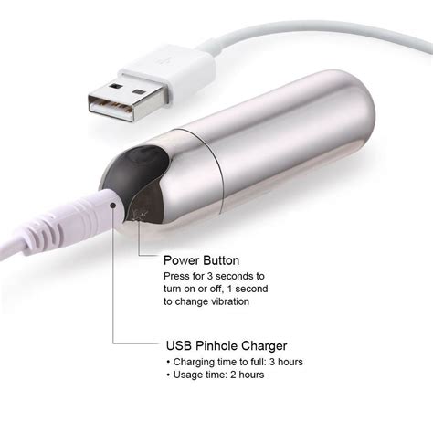 Waterproof 10 Speed USB Powered Rechargeable Bullet Vibrator Vine Sex Toys Online Store