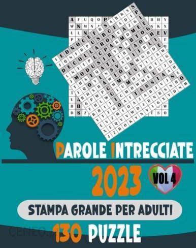 Parole Intrecciate Stampa Grande Per Adulti 2023 Vol 4 Libro Di