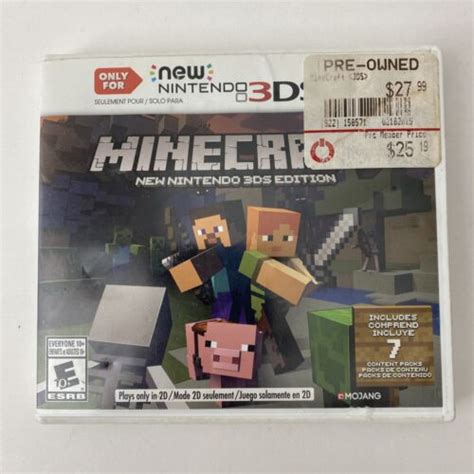 Minecraft New Nintendo 3ds Edition Nintendo 3ds 2017 No Manual 45496904517 Ebay