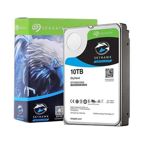 【seagate希捷st10000ve008机械硬盘】seagate 希捷 酷鹰skyhawk系列 35英寸监控级硬盘 10tb