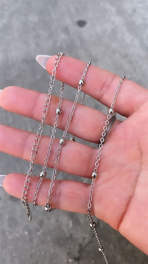Stainless Steel Waist Chain Simple Belly Chain Bikini Body Etsy