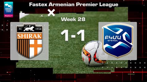 Shirak Bkma Fastex Armenian Premier League Week