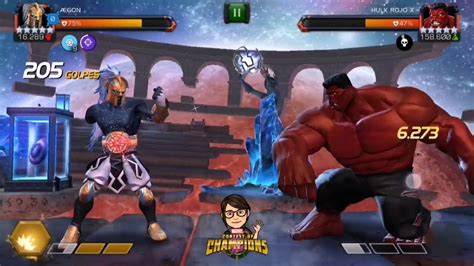 Aegon Vs Red Hulk Lol Mcoc Youtube