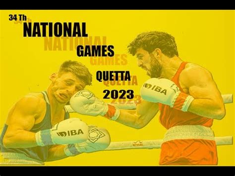 34 Th NATIONAL GAMES QUETTA Semi Final 2023 Live HI IamSK WelomeIN