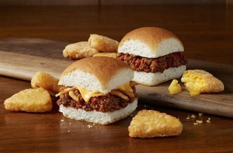 White Castle Brings Back Sloppy Joe Sliders And Mac Cheese Nibblers