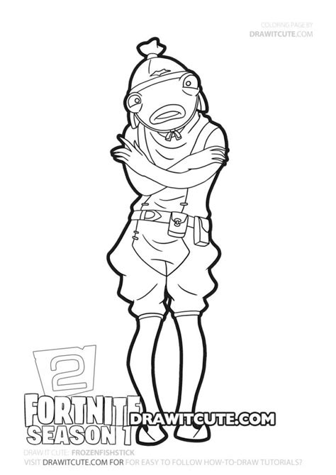 Coloriage Skin Fortnite