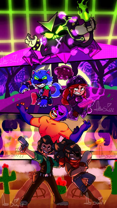 Evil Brawlers Brawl Stars By Sof The Lil Witch On Deviantart