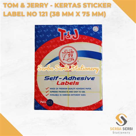 GROSIR 1 PAK ISI 10 LEMBAR TOM JERRY KERTAS STICKER STIKER