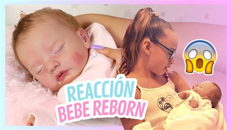 REACCIÓN de Estrella ABRIENDO SU PRIMER BEBÉ REBORN Ada Sweet