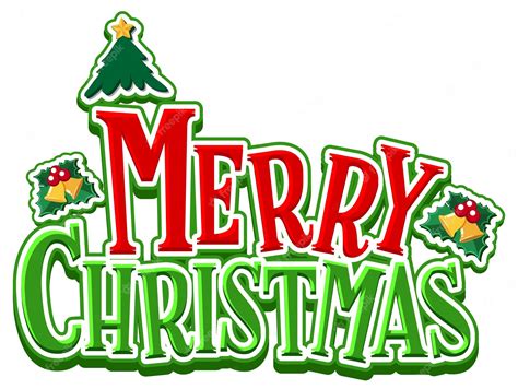 Merry Christmas Text Png