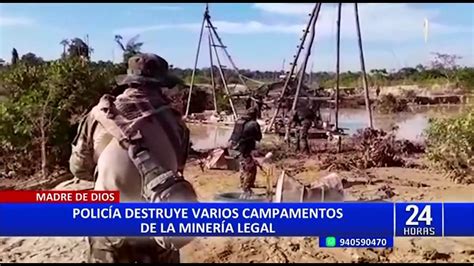 Policía De Medio Ambiente Destruye Campamento De Mineros Ilegales Que