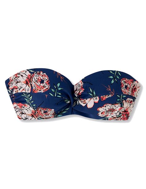 Ebony Bikini Top Blueberry Navy Blue Walmart