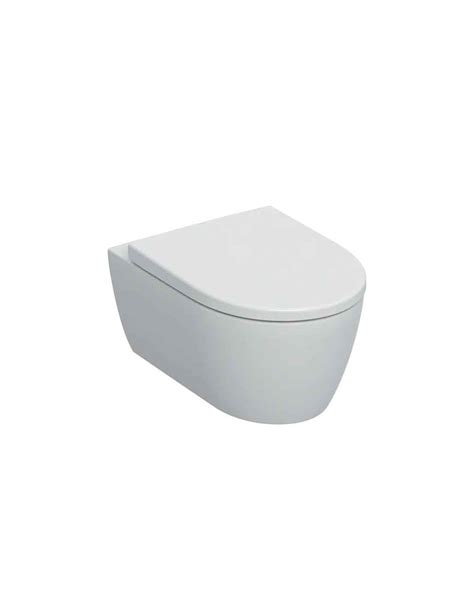 Geberit Icon Rimfree Wall Hung Toilet And Soft Close Seat