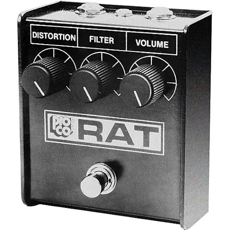 Pro Co Whiteface Rat Distortion Guitar Effects Pedal | Musician's Friend