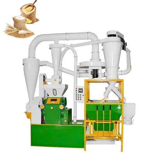 Small Milling Machine Rice Making Maize 5 Ton Per Day Wheat Flour Mill