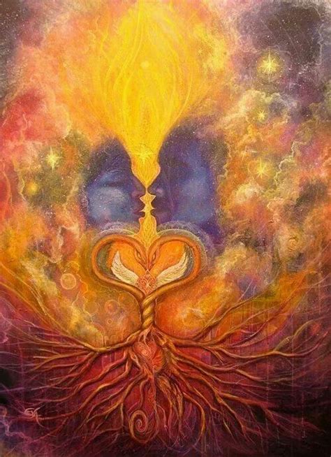 Pin By Geoff Trensky On Inspiraci N Alma Twin Flame Art