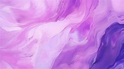 Ethereal Blend A Captivating Abstract Painting With A Pink And Purple