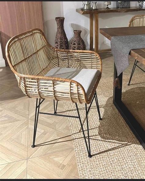 Rattan chairs with armrest | Lazada PH