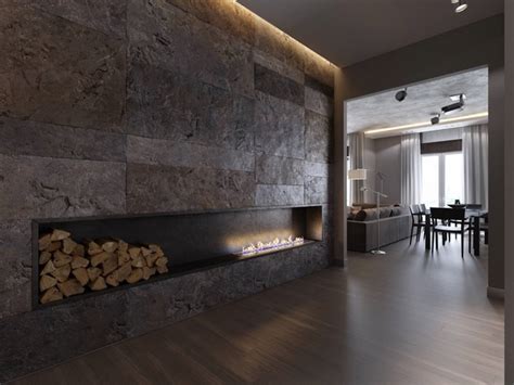 Chic linear fireplace ideas – modern fireplaces with great visual appeal