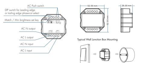 Ledyi Lighting S B Bluetooth And Rf Ac Triac Dimmer Instruction Manual