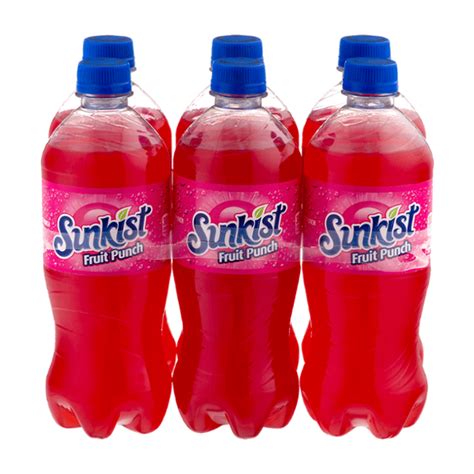 Sunkist Fruit Punch Soda 20 Fl Oz Instacart