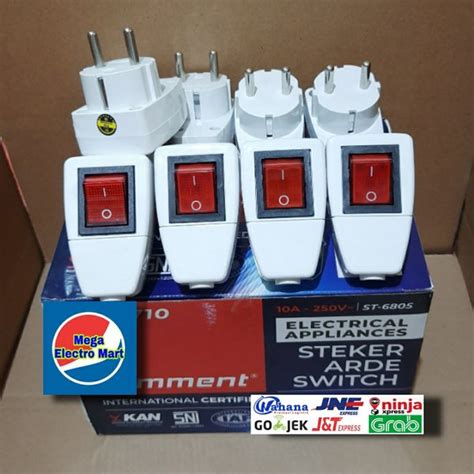 Jual Steker Lampu Ada Saklar On Off Di Lapak Mega Electro Mart Bukalapak