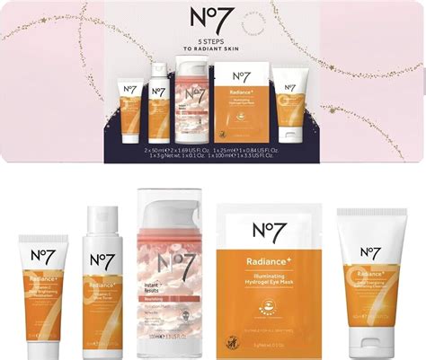 No7 Face Radiance Skincare Set Beauty T Set For Women Birthdays