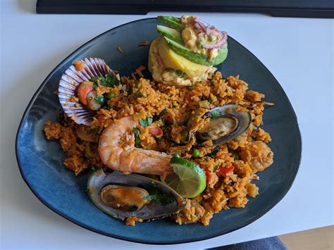 [Homemade] Arroz con Mariscos : r/food