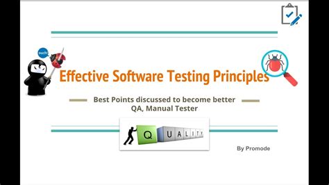 7 Software Testing Principles Must Known To Effective Qa Youtube