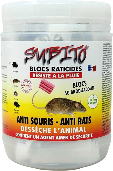 Raticide Professionnel Puissant G Limination Rapide Des Rats Et