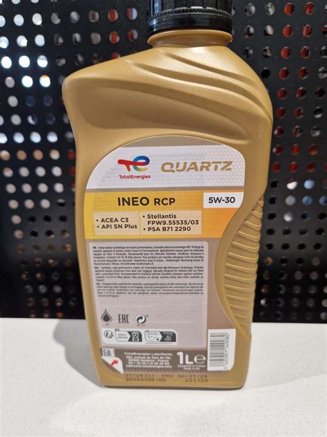 Total Quartz Ineo Rcp W Motor L Stellantis Fpw Psa B