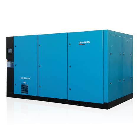 V Hz Kw Rotary Screw Air Compressor Two Stage Compression