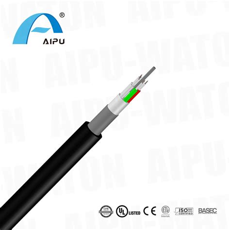 Outdoor Duct Single Mode Armored Optical Cable Gyta Cores Optic