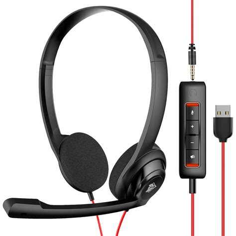 Nubwo Hw Usb Headset With Microphone Noise Cancelling Audio Controls