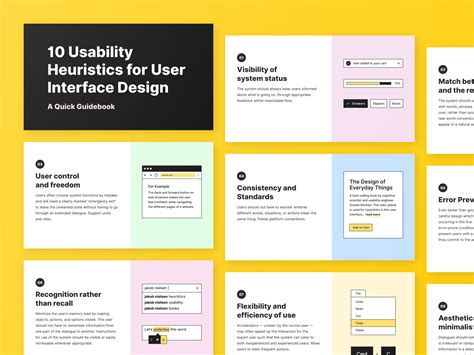 Nielsen S 10 Usability Heuristics By Mayank Dhawan For Cuddle Design