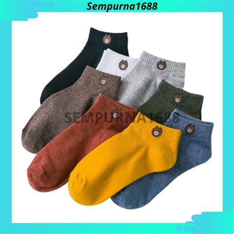 Jual Smp Kaos Kaki Ankle No Packing Plastik Kaos Kaki Cute Motif