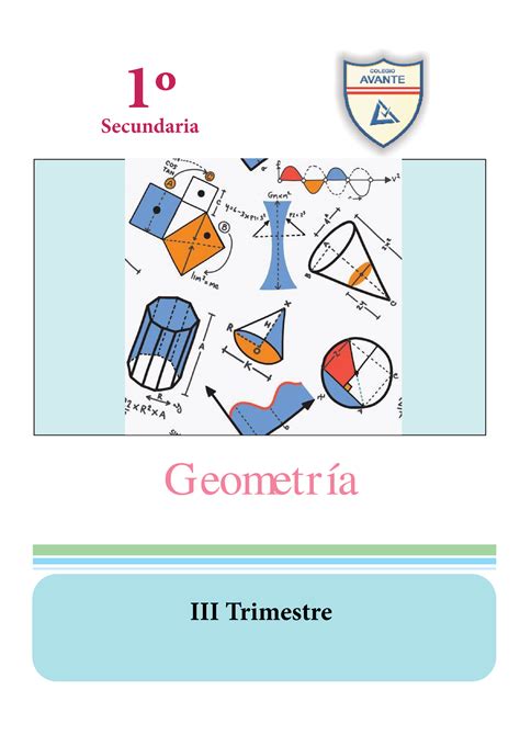 1 Geometría 20 22 Libro Geometr ía 1º Secundaria Iii Trimestre M A