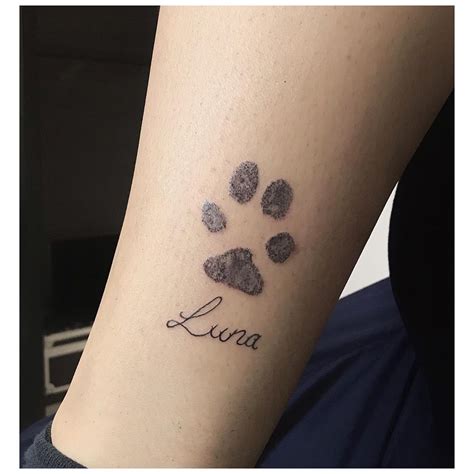 Dog Paw Tattoo by Rittual Rubio