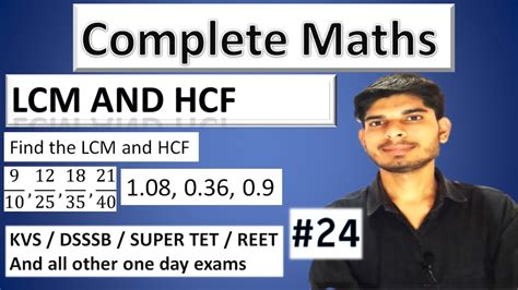 LCM And HCF Complete Maths Maths For KVS DSSSB Super TET