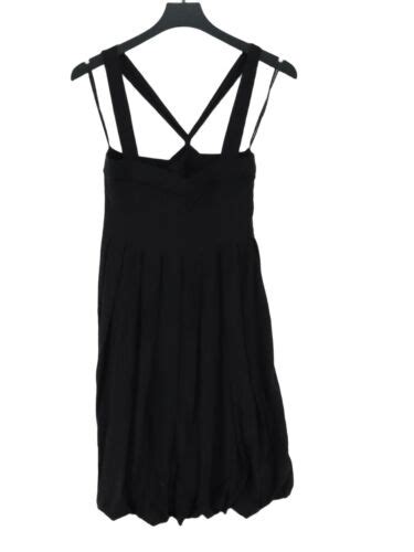 Warehouse Women S Midi Dress Uk Black Viscose Ebay