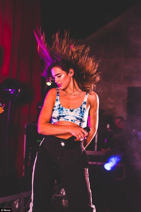 Dua Lipa Flaunts Her Washboard Abs As She Performs In Perth Daily