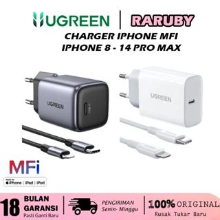 Jual Ugreen Charger Set Iphone Mfi Usb A Pd Type C To Lightning Cable